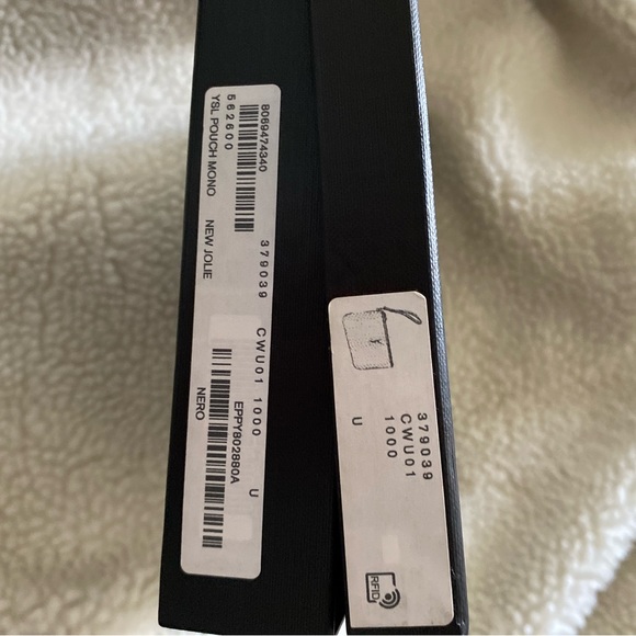 YSL pouch black matelassé - Picture 3 of 7